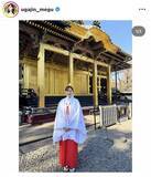 「ＴＢＳ宇賀神メグアナの巫女装束姿にドッキリ　「ご利益がありそう」「福を分けていただきたい」と反響の嵐」の画像1