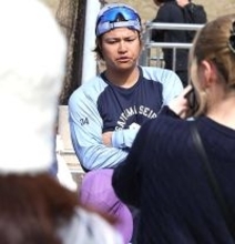 【西武】甲斐野央が地元の園児と交流　「元気もらったわ～」と笑顔