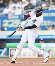 【ロッテ】グレゴリー・ポランコが４回に右翼ポール直撃の同点弾　「トッポ」１０００個ゲットに「トッポ最高や！」