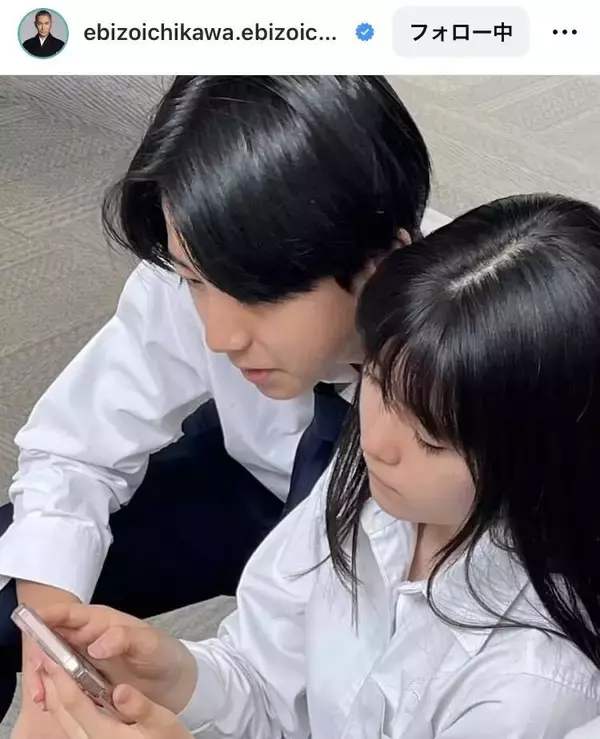 市川團十郎「身長越えた？」急成長の娘＆息子　最新姿が「すっかり青年」「麻央さんの雰囲気」「良いとこどり」