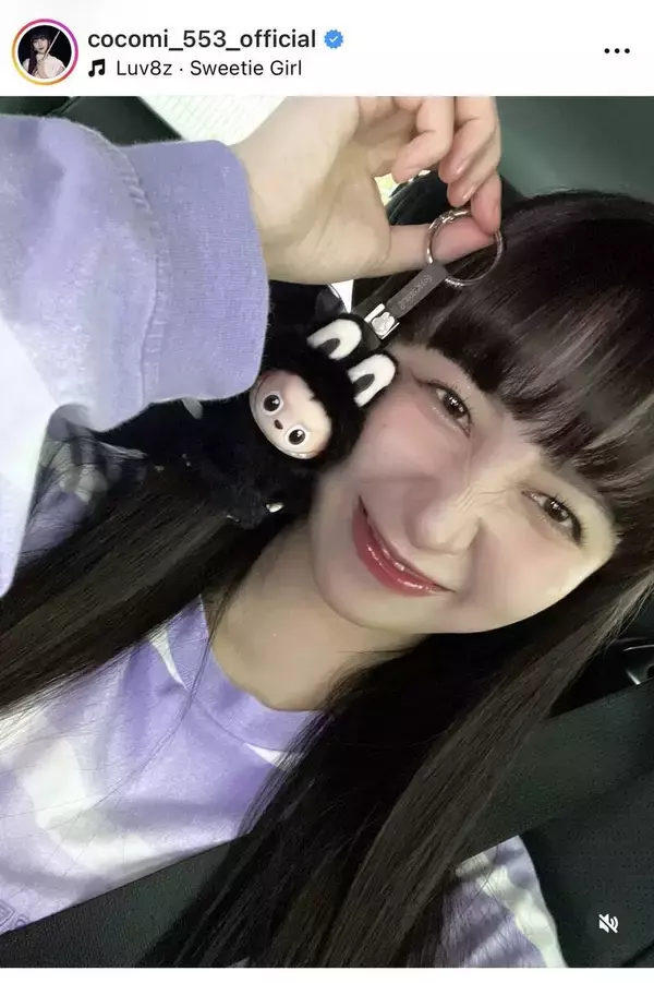 Ｃｏｃｏｍｉ　大量の人気キャラクター「ラブブ」に埋もれる「ｋａｗａｉｉ」ショット披露