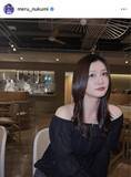 「「なんて美人」「なかなかのデート感」めるる、大人びたオフショルコーデ「最高」「一段とお綺麗」「美！！」」の画像1