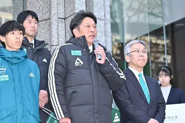 箱根駅伝３連覇へ青学大が壮行会　２月に亡くなったチームメート皆渡星七さんへの思いを明かす