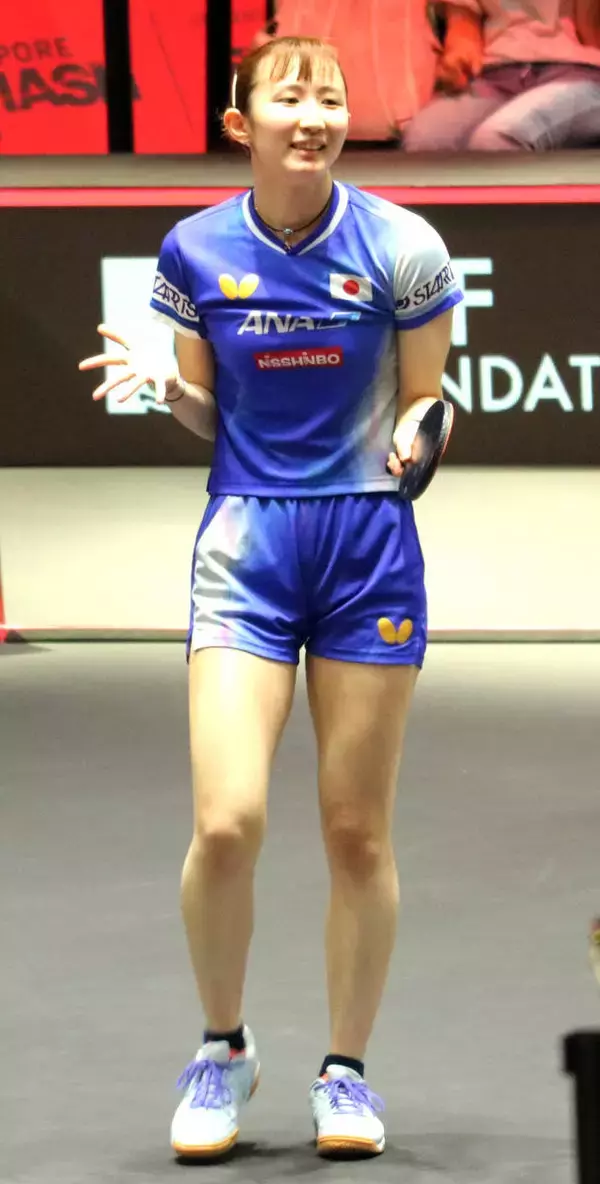 【卓球】早田ひな、世界５位の中国・蒯曼をＷＴＴ初撃破！　フルゲーム死闘制し８強入り…シンガポール・スマッシュ