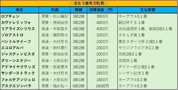 皐月賞馬候補にリアライズシリウス挙げたＰＯＧ記者の注目馬は？　報知杯弥生賞を前に実力伯仲の牡馬クラシック戦線を占う