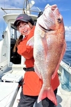 遠州灘でまさかの大物！６５センチ、４８キロのマダイをゲットしちゃいました！…釣りガール三浦愛の愛ＬＯＶＥフィッシング
