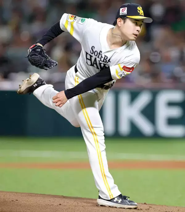 【ソフトバンク】松本晴、８回１／３を２失点と好投も今季初黒星「試合をつくれたのはよかったですけど、勝てる投球ができなかった」