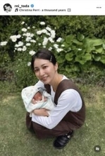 “奇跡の３９歳”戸田れい、第１子出産を報告！「母子共にとても健康です」ファンからは祝福と労いの声