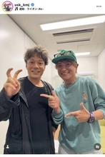 中咽頭がん公表のシャンプーハット恋さん　笑顔の最新姿！「Ｐｏｗｅｒの押し売りしてきた」…上地雄輔が公開
