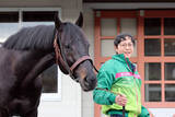 「【有馬記念】ラストランのジャスティンパレスに万感の思い　デビューから担当してきた池水助手「名残惜しさは半々」」の画像1