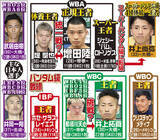 「【ボクシング】バンタム級戦線は混沌　ＷＢＣは王者・井上拓真に那須川天心が挑戦か　ＷＢＡは増田陸、堤聖也、“バム”ロドリゲスの３王者が乱立」の画像1