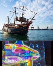 大阪ベイエリア巡行の帆船型観光船「サンタマリア」追加料金なしで没入型映像体験　２０日から