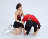 「【五輪】「りくりゅう」まさかの５位発進、リフトでミス７３・１１点、木原龍一は約１０秒間動けず　三浦は「いつも通りではなかった」…日本初のペア金へ巻き返す」の画像1