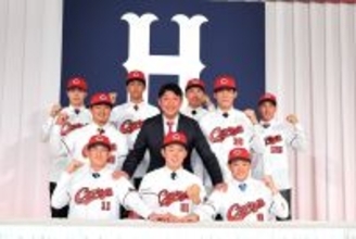 【広島】ドラ１平川蓮、ＤｅＮＡ藤浪晋太郎との対戦を熱望「真っすぐを打ち返したい」新入団会見