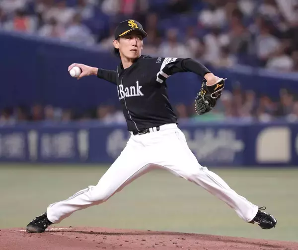 【ソフトバンク】大津亮介、５回まで完全投球　球数も６０球とテンポよく打ち取る