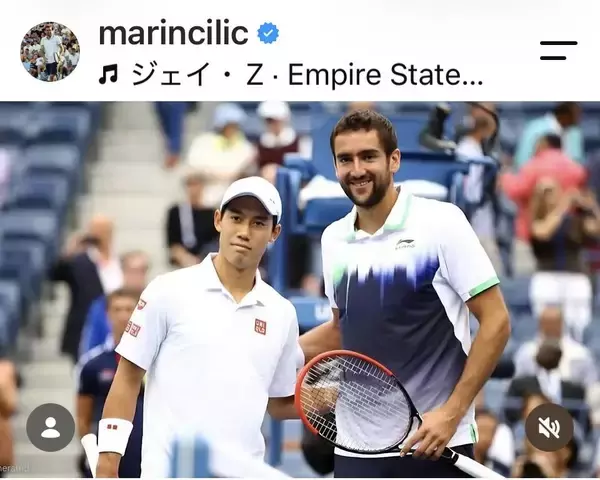 今季限りで現役引退の錦織圭…“因縁”の相手がねぎらう「あの瞬間は永遠に私の心に残るでしょう」…１４年全米ＯＰ決勝で対戦のチリッチ