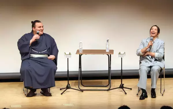 安青錦、柔道五輪金・出口クリスタさんとトークイベント　優勝翌日の心境明かす「夜は一番楽しくて、次の日起きたら…」