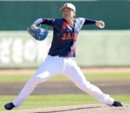 侍・隅田知一郎、強風でのライブＢＰに苦戦　制球に苦しみ打者４人に２安打１四球…宮崎合宿