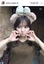 元イコラブメンバー、八重歯チラリのショットが大好評！「得意」「可愛すぎ」「世界で１番」と齊藤なぎさ