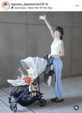 「１児の母になった２７歳元アイドル　美肌が際立つノースリ姿でファンとりこ「かわいいママ」「めっちゃ素敵」荻野由佳」の画像1