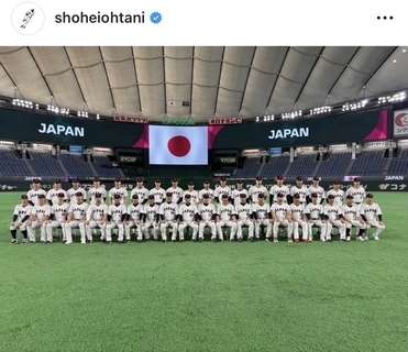 大谷翔平がＷＢＣへインスタ更新、２連覇へ向けて今大会を象徴する添えた文字…ナインも続々投稿