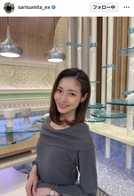 テレ朝・住田紗里アナ、春らしい衣装ショット公開に反響！「お綺麗ですね」「いつも美しい」