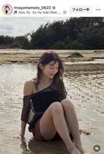 「素晴らしすぎる腹筋」離婚した元ＴＢＳアナのハラチラショットに「美しい」「破壊力半端ない」山本里菜アナが公開