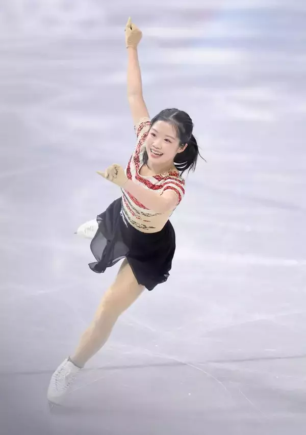 【五輪】初出場で衝撃のＳＰ首位発進を決めた１７歳の中井亜美　あこがれは浅田真央さん　勝負飯は牛丼とコシヒカリ