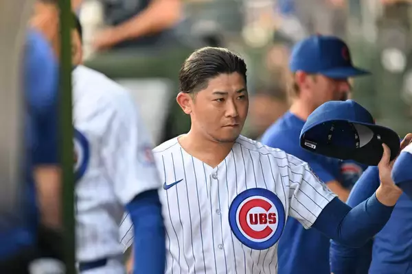 カブス今永昇太、外野蔦の中に消える二塁打など５回まで７安打２失点…鈴木誠也二塁打などで１点ビハインド