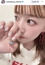 元乃木坂のプロ雀士・中田花奈が爽やか×キラキラ夏ネイル披露！ファン絶賛「綺麗なネイルねぇ」「大好きです」