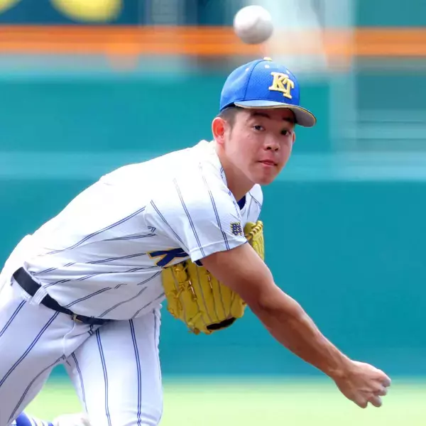 【甲子園】“大谷ルール”で先発し６回無失点の健大高崎・佐藤麻恩は「ピッチャーの練習はほとんどしない」天才肌
