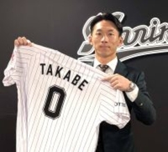 【ロッテ】高部瑛斗が直訴実って荻野貴司の背番「０」を継承　「０からのスタートだと思っています」