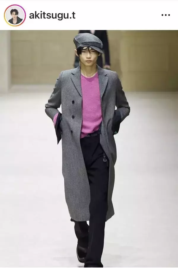 「目力がすごい」冨永愛のイケメン長男、ハイブランドのランウェー姿に反響「鳥肌が立つ美しさ！」…メイク中の素の顔も