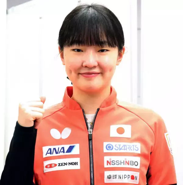 【卓球】張本美和「金メダルだけを目指して」先輩・平野美宇から「頑張ってね」胸熱エール…世界卓球へ出発