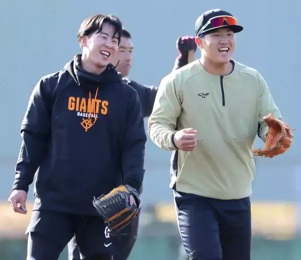 【巨人】ルーキーズ好発進　ドラ５内野手・小浜佑斗は初日から居残り打撃「いい準備ができた」…ドラ１＆ドラ２はブルペン入り