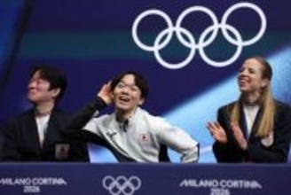 【五輪】鍵山優真「楽しかった」ＳＰで２位発進　トップのマリニンに５・０９点差　佐藤駿は９位　三浦佳生は２２位