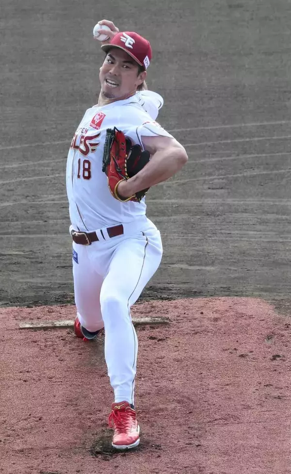 【楽天】マエケンが移籍後初のライブＢＰで打者７人無安打の圧巻投球「最初の登板にしてはすごく良かったかな」