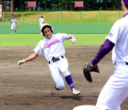 【高校野球】創部８０年目・藤枝東が夏初シード１勝　右膝打撲離脱から「間に合った」増井大翔が満塁で走者一掃三塁打「目標は甲子園へ行くこと」静岡大会