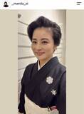 「チャイドル四天王→梨園の妻の前田愛「舞鶴雪月花にちなんで」雪の柄の和服姿が「かっこいい」「素敵」と話題」の画像1