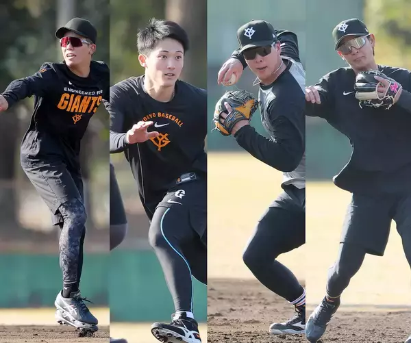巨人セカンド争奪バトルに育成＆ドラ５も参戦　吉川尚輝が故障班スタート…門脇・浦田と四つどもえ