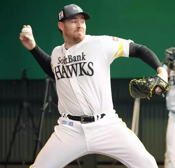 【ソフトバンク】ポスト有原がいた！　カーター・スチュワート「１５勝、１５０イニング」へ初ブルペン　２５年登板なしも「２年前のようなパフォーマンスを」