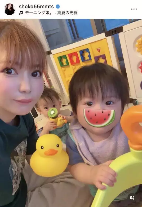 一家にアクシデント「体調が滅、やばい！」昨年９月に双子出産の中川翔子「クインケ浮腫にもなりました」