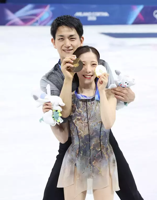 【五輪】りくりゅう　憧れスイハン超え１５８・１３点で金メダル　同じ第３グループで滑走　「レジェンドの方と滑れてうれしかった」