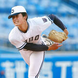 「【大学野球】２００センチ右腕にＭＬＢ２球団スカウトが熱視線「中大に行かねばなりませんね」十川奨己が青学大を２回ゼロ封」の画像1
