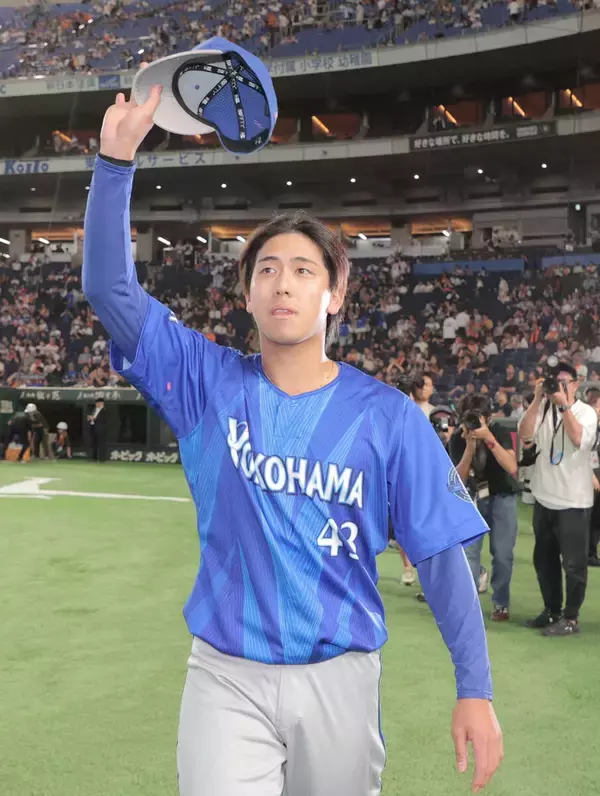 【ＤｅＮＡ】３連勝で３勝目の深沢鳳介「野手の皆さんに感謝したい」フレッシュバッテリーでの勝利に「汐恩がよくリードしてくれて」