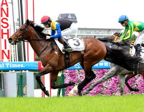 【阪神５Ｒ・３歳１勝クラス】ディアドラの全弟イベントホライゾンが鮮やか差し切り　松山弘平騎手「強かったです」