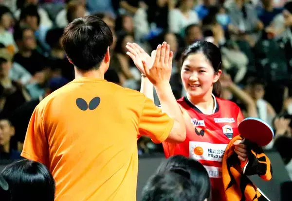 【卓球Ｔリーグ】木原美悠「目標は優勝。熱くなって」兄・翔貴監督も信頼「流れガラッと変える」台湾開幕、トップ名古屋が女王・神奈川を３―１で破って好発進