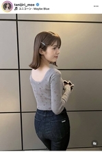 谷尻萌アナ、ピタピタ細身デニムパンツ姿に熱視線「今日もスタイル良すぎ」「ラインが素敵過ぎる」「カッコいい」