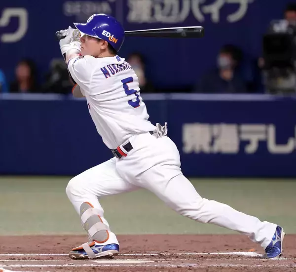 【中日】村松開人が２号２ランで２打席連続打点「引き続き、気を引き締めて」　板山祐太郎の２番起用もピタリ