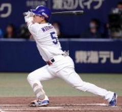 【中日】村松開人が２号２ランで２打席連続打点「引き続き、気を引き締めて」　板山祐太郎の２番起用もピタリ